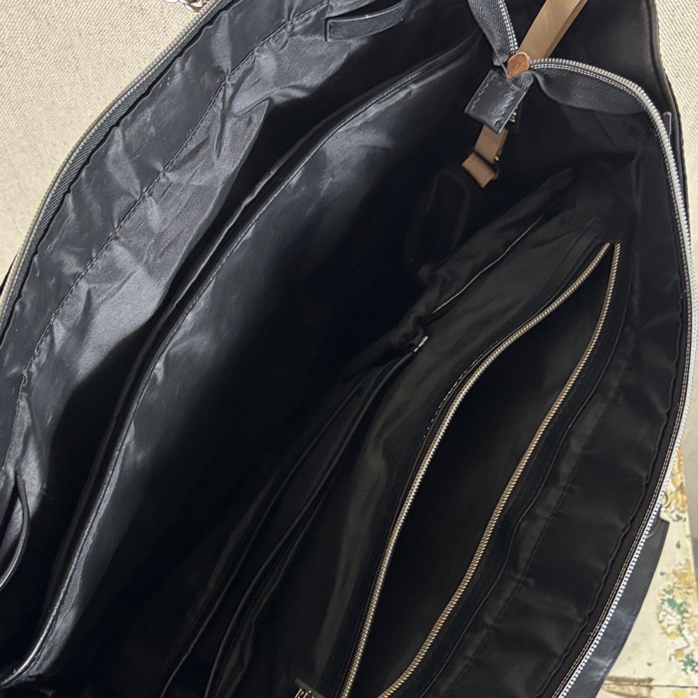 Beis > Black Chain Strap Diaper Bag - Picture 7 of 8